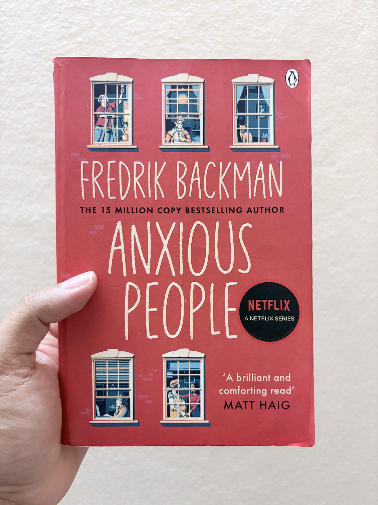 Cover of Anxious People by Fredrik Backman